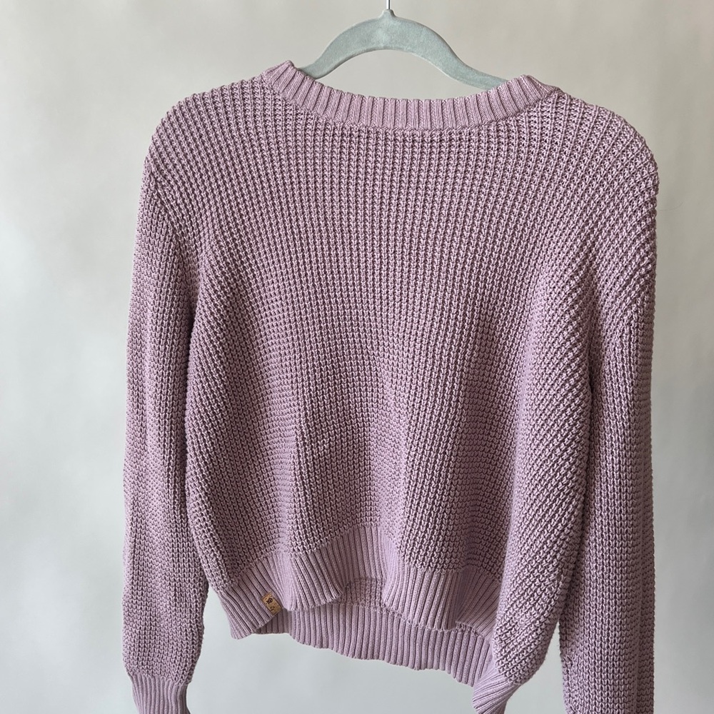 Waffle sweater